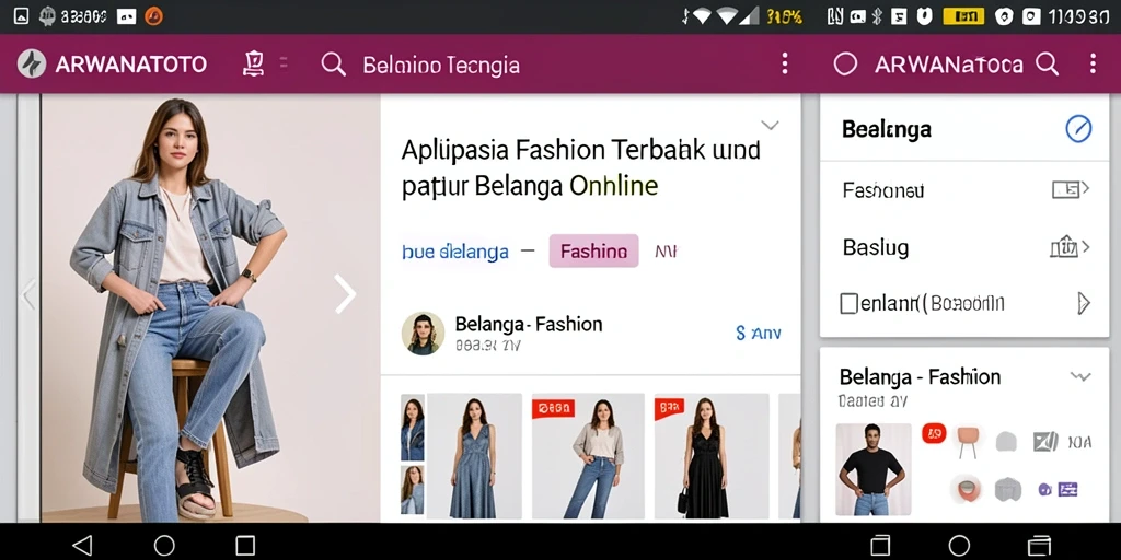 Tampilan antarmuka ARWANATOTO yang menarik dan modern.