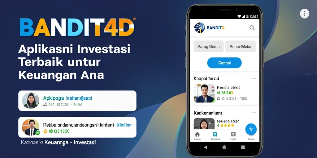 Tampilan antarmuka modern dan intuitif dari aplikasi BANDIT4D.