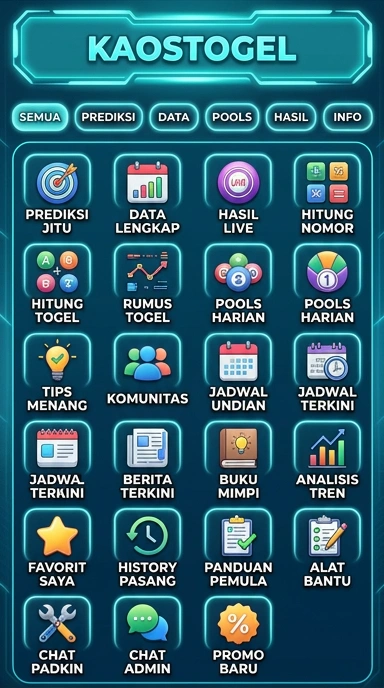 Tampilan katalog aplikasi kaostogel
